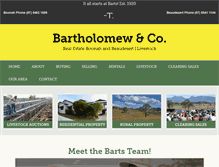 Tablet Screenshot of bartholomew.com.au